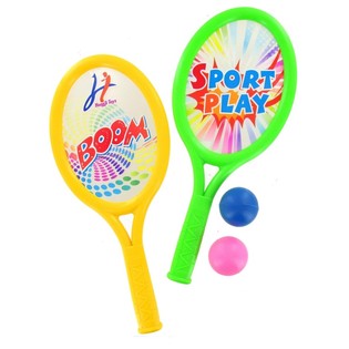 Racketsett med baller (3 stk.)