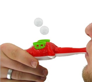 SVEVENDE BALL SPEL - BLÅSEBALL (24 stk.)