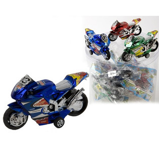 Friksjonsmotorcykel i Blisterboks (48 stk.)