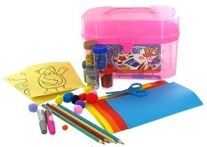 Hobbykoffert Glitter Art | Kreativt glitresett i koffert | {$companyname}