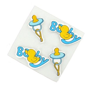 DEKORASJONSKLISTREMERKER - BABYBL&Aring; (20 stk.)
