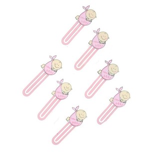 LITE BABY BOKMERKE - ROSA (12 stk.)