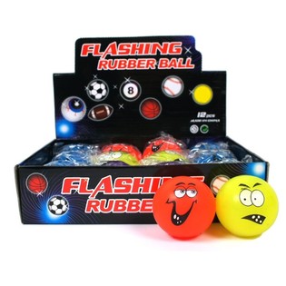 Morsom Lysende Sprettball i Display (12 stk.)