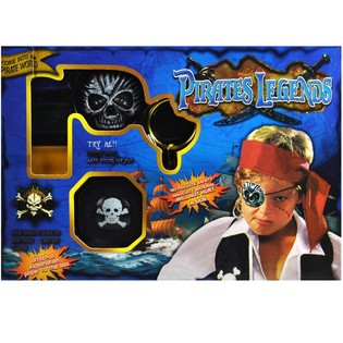 STORT PIRATSETT MED SMINKE (2 stk.)