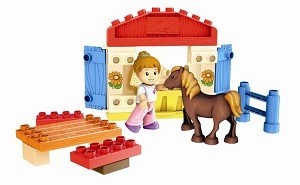 MEGABLOKS BLOK TOWN PONNYSTALL - 361 (2 stk.)