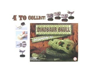 Utgravningssett Dinosaurhodeskalle (12 stk.)