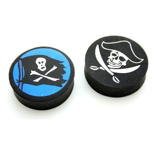 Runde Piratviskelær (60 stk.)