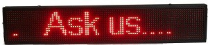 LED Lysskilt for bil 100x20cm