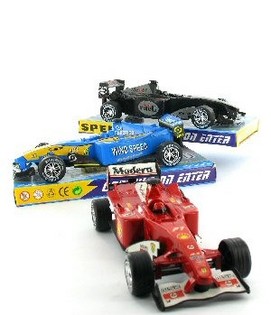 F-1 RACERBIL PÅ BLISTER (12 stk.)