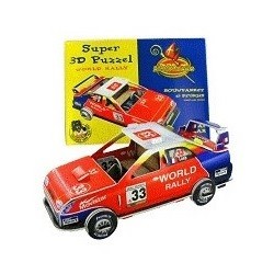 SUPER 3D-PUSLESPILL "WORLD RALLY" (6 stk.)