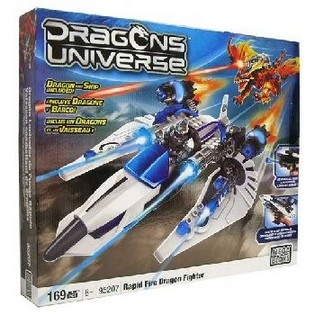 Mega Bloks Dragon Battle - Jagerfly og Drage Lekesett