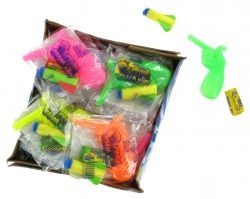 LEKET&Oslash;YPISTOL MED TYGGEGUMMI (24 stk.)