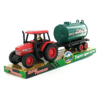 STOR TRAKTOR MED TILHENGER - MODELL 2 (2 stk.)