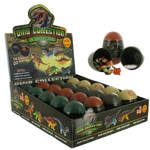 DINOSAUREGG MED DINO OG GODTERI (20 stk.)