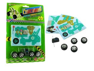 3D skumpuslespill gokart med motor (24 stk)