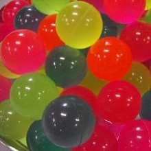 Spretteballer i Sterke Farger 3,5 cm (100 stk.)