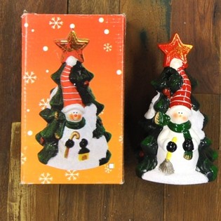 Telysholder Juletre med Figur (4 stk.)