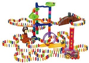 PLAYGO - Deluxe Dominosett med Dominotog - 500 Deler