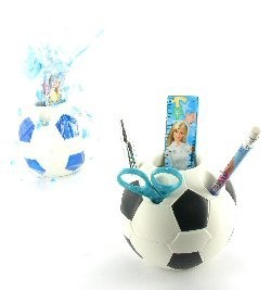 Fotball Penneholder inkl. Blyanter osv. (12 stk.)