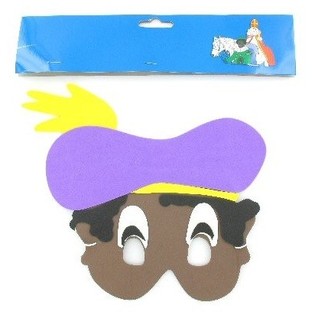 Piet-maske i skum (12 stk.)