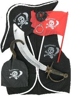 Pirat Kostymesett for Barn (2-pakning)