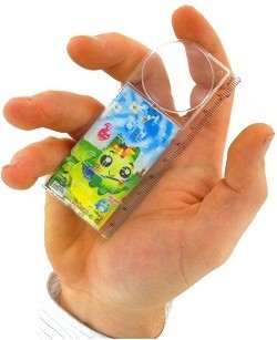 Linjal med Innebygd Forstørrelsesglass & Spill (100 stk.)