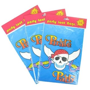10 BURSDAGSPOSER - PIRATE PARTY (6 sett)