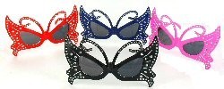Bling Bling Sommerfuglbriller (12 stk.)