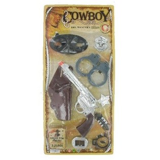Stort Cowboysett på Kort (6 stk.)