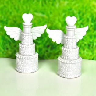 BRYLLUP SÅPEBOBLER MED VINGER (12 stk)