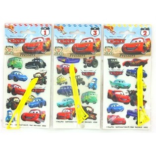 DISNEY CARS GNI-KLISTREMERKER / TRANSFER (24 stk.)
