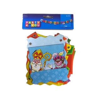 Sinterklaas Girlang 160 cm (6 stk.) - Sinterklaas Dekorasjon