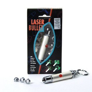 Luksus nøkkelring med laserpeker (10 stk.)