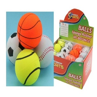 Sportssprettballer i Display (24 stk.)