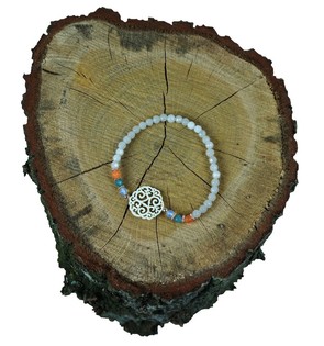 Hvitt armbånd (1 stk)