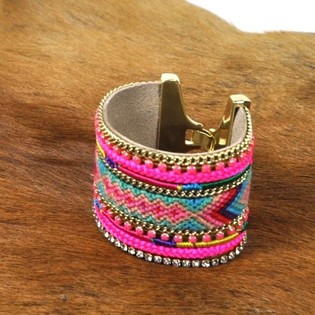 Luksus Armbånd Fuksia (1 stk.)