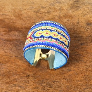 Luksus Armbånd Ocean Blue | Bredt Ibiza-stil