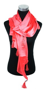 Luksus Ibiza Look Sjal Rosa (1 stk)