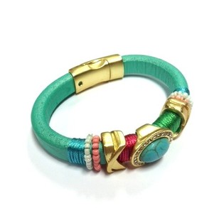Luksus Armb&aring;nd Turkis (Ibiza-stil) - 1 stk