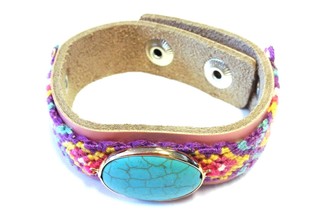 Luksus Rosa Ibiza-armbånd (1 stk.)