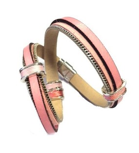 Luksus Ibiza-armbånd Rosa (1 stk.)