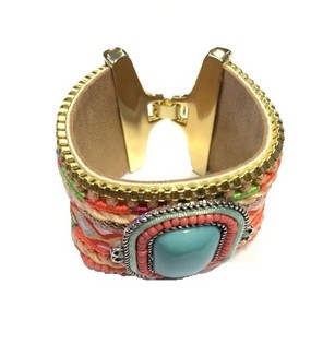 Luksus Ibiza-armb&aring;nd - Rosa (1 stk)