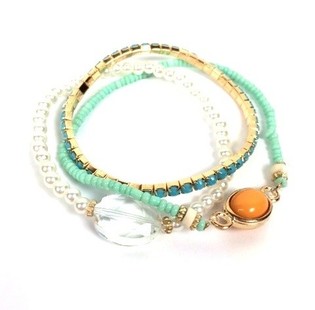 Ibiza Look Armbånd 3-lags (1 stk.)