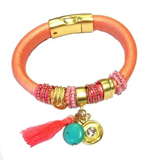 Ibiza Armbånd Rosa (1 stk)