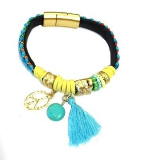 Ibiza-armbånd Colorful (1 stk.)