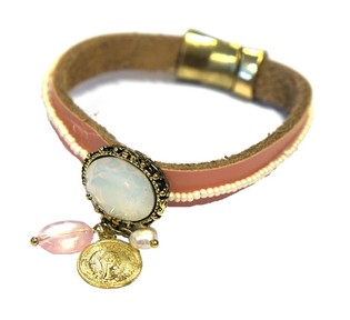 Ibiza-armbånd Rosa (1 stk.)