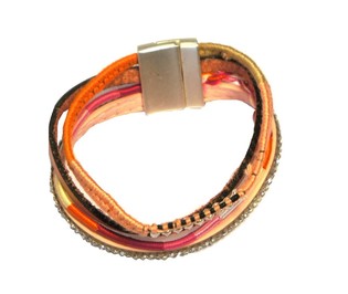 Ibiza Look Armbånd Rosa (1 stk)