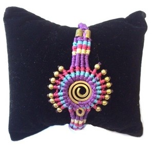 Ibiza Style Armbånd Lilla (1 stk)