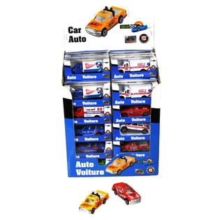 Die-Cast metallbiler i display (36 stk.)