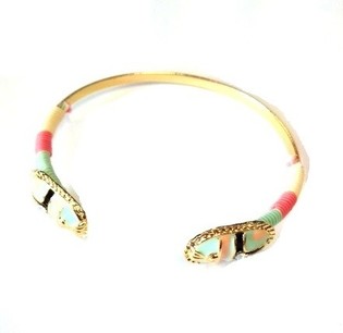 Ibiza-armbånd Rosa Turkis (1 stk.)